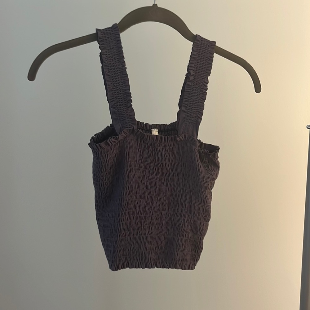 Square neck synch top! Dark purple and sooooo cute for any occasion.